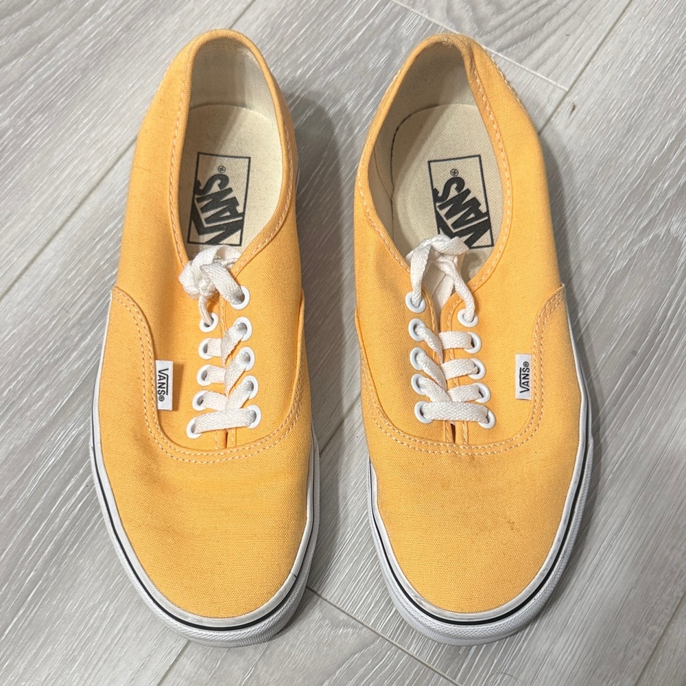 Vans Authentic Sunny Yellow Canvas Shoes